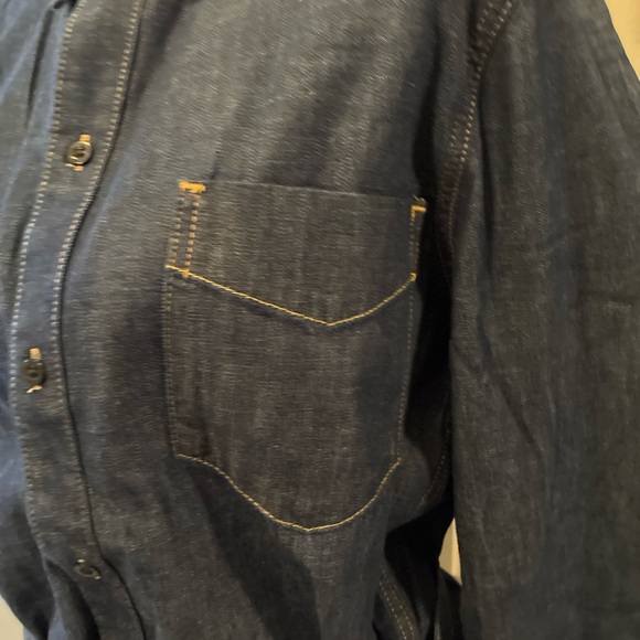 Lauren Ralph Lauren ladies belted denim shirt dress size XL - Picture 3 of 9